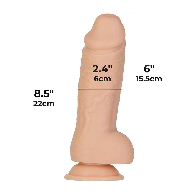 Addiction Roman 8 Inch Girthy Dildo