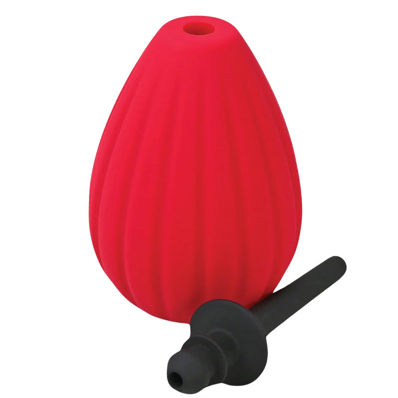 Disassembled Aneros Prelude Silicone Enema Bulb Kit