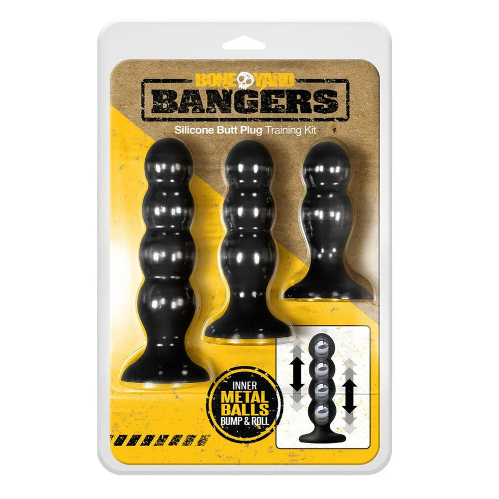 Boneyard Toys BY0438 Bangers Silicone Anal Kit Package Front