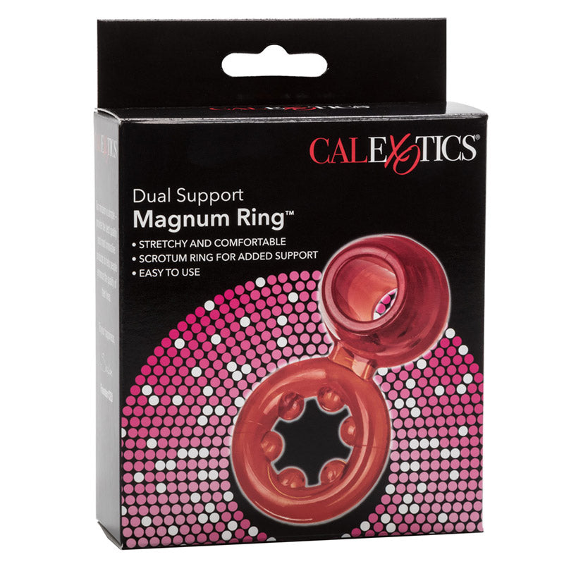 Front of product packaging for CalExotics SE1460-11-BX Dual Support Magnum Ring