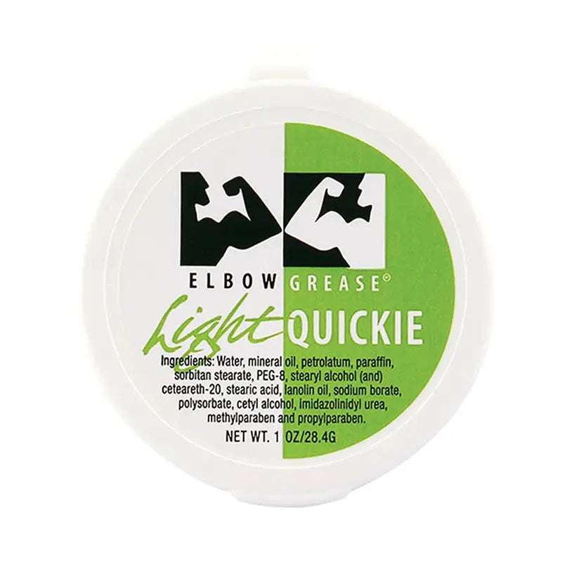 Elbow Grease Quickie Cream Light Masturbation Cream 1 oz Travel Size BC-ECL01