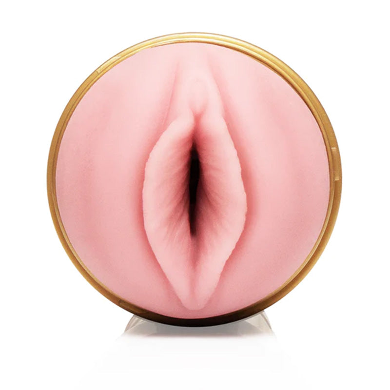 Fleshlight GO Stamina Training Unit pink Lady sleeve in gold case