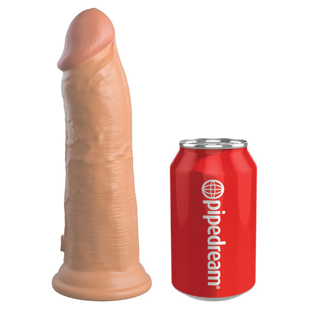 King Cock Elite 8 Inch Dual Density Silicone Cock - Light
