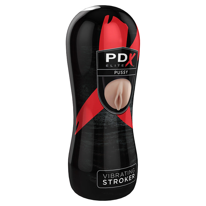 PDX Elite Vibrating Pussy Stroker
