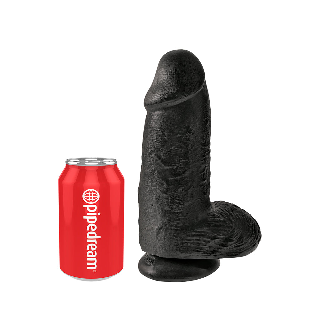 King Cock Chubby Dildo - Black