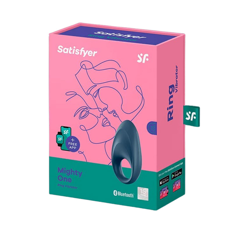 Satisfyer Mighty One Bluetooth Couples Cock Ring Package Front