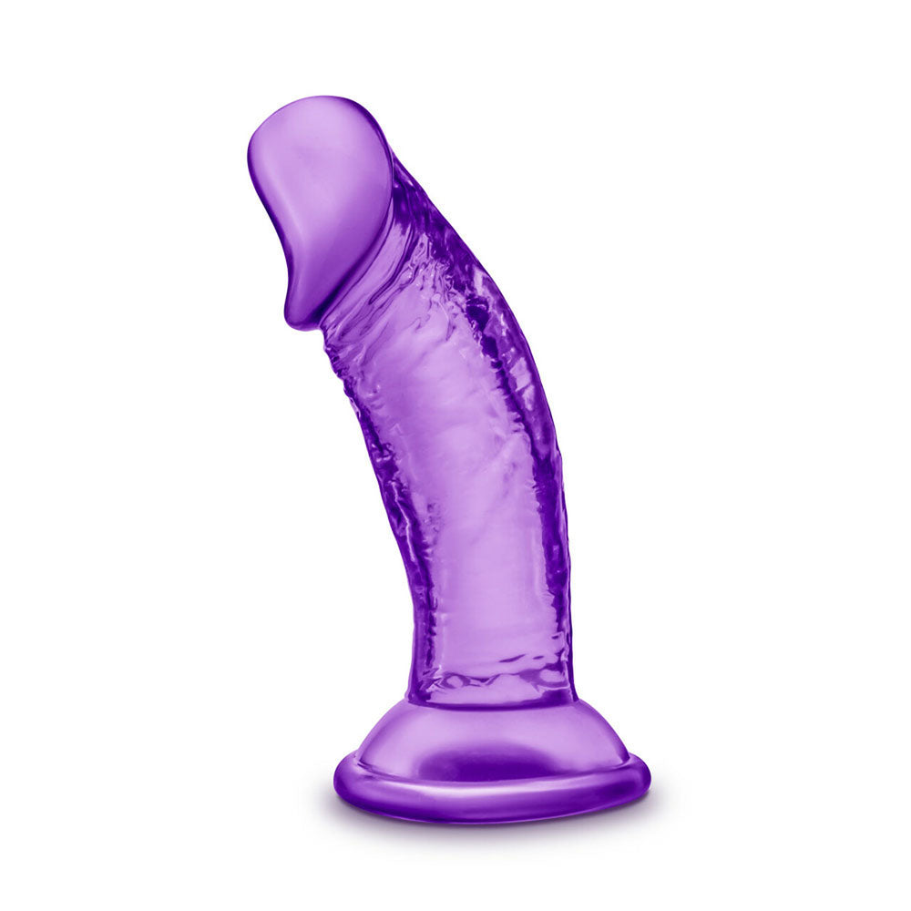 B Yours Sweet n Small 4 Inch Jelly Dildo - Purple