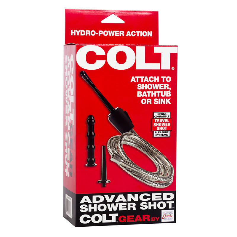 CalExotics SE-6876-10-3 Colt Advanced Shower Shot Enema Kit Package Front
