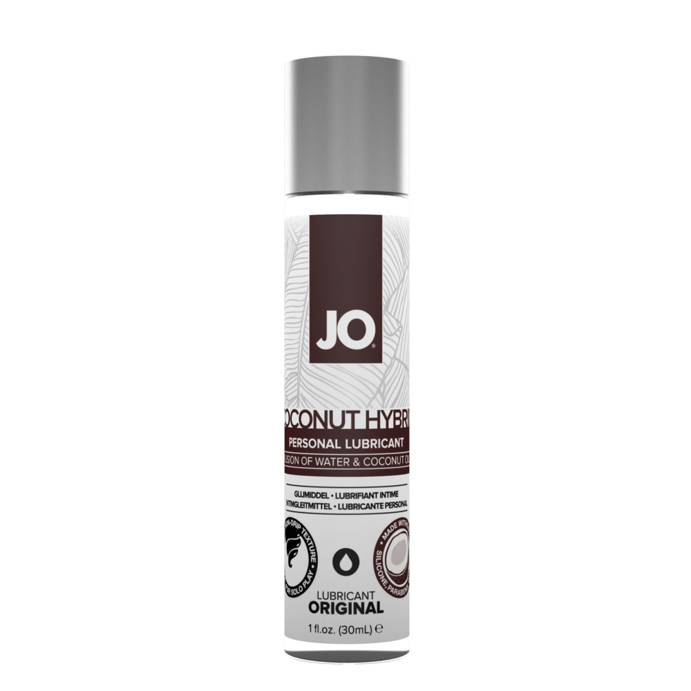 JO Silicone-Free Coconut Oil Hybrid Lubricant 1 oz 30 ml Bottle