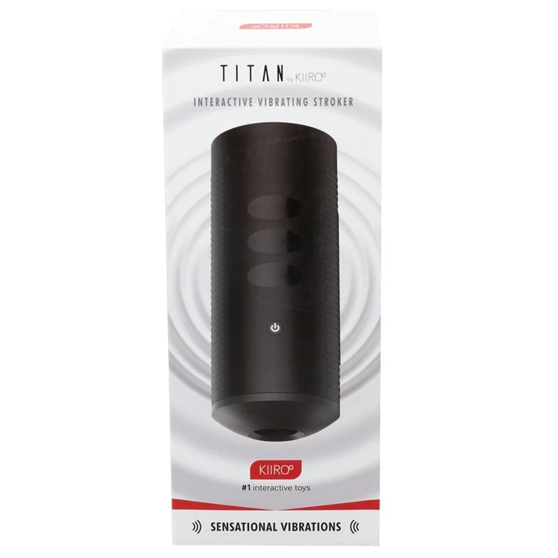 Titan by Kiiroo Interactive Male Masturbator Package Front