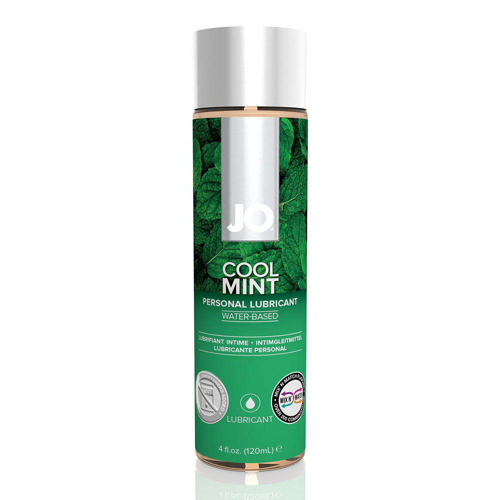 JO H2O Flavored Lubricant Cool Mint 4 oz 120 ml