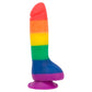 Addiction Justin 8 Inch Rainbow Dong