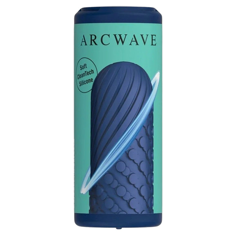 Product packaging for Arcwave Ghost Reversible Silicone Stroker Blue