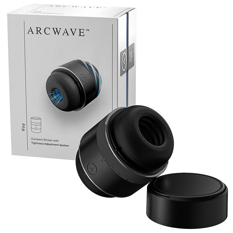 Arcwave Voy Compact Stroker next to product packaging