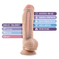 Blush BL-37583 Au Naturel Big Boy Sensa Feel 10 Inch Dildo Vanilla with list of features