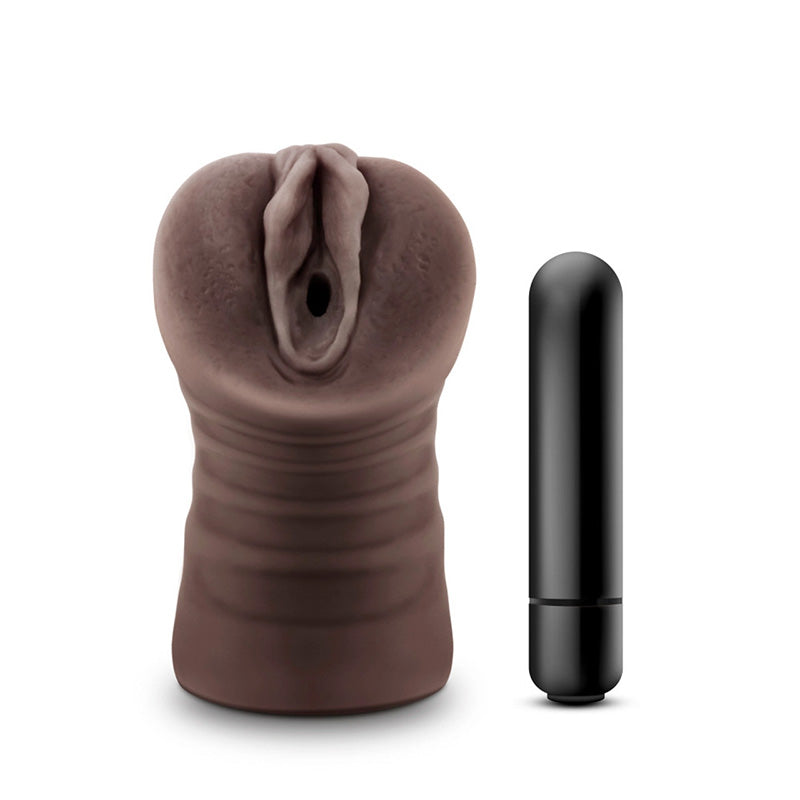Blush BL-73516 Hot Chocolate Brianna Vibrating Stroker