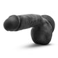 Au Naturel Bold Pound realistic black dildo with suction cup base