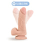 Image demonstrating the flexible spine of the Au Naturel Mighty Mike small realistic suction cup dildo