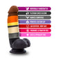 Blush Avant Pride P9 Bear Flag Silicone Dildo features list