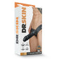 Dr. Skin 7 Inch Hollow Strap On - Black