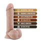 Features list for Loverboy The Cowboy Realistic Average Size Dildo with Suction Cup