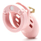 Pink CBX CB-6000S male chastity cage with lock