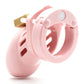 Pink CBX CB-6000S male chastity cage with lock