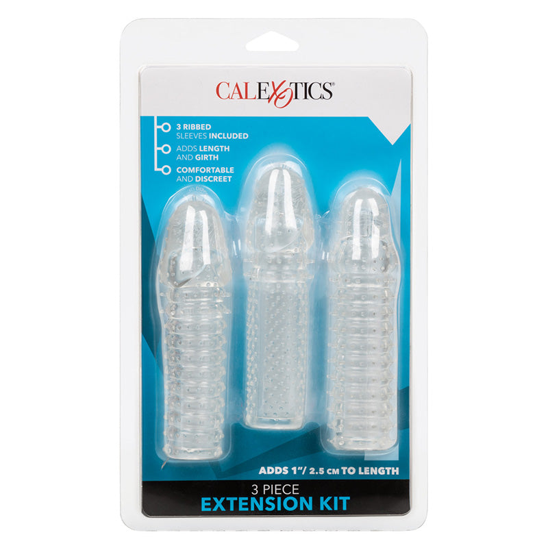 CalExotics 3-piece extension kit packaging on a white background