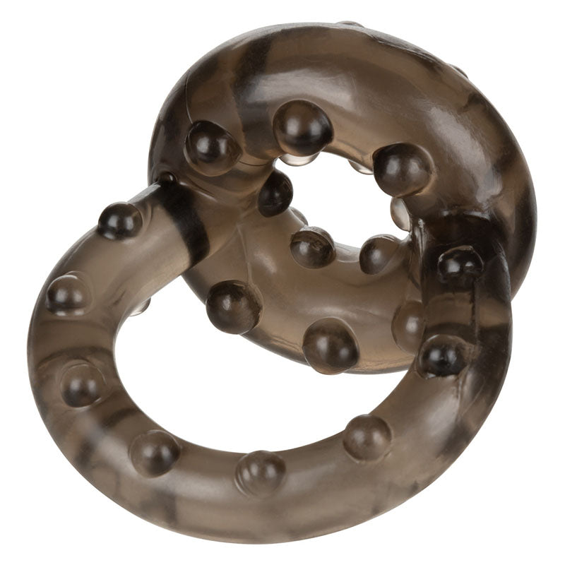 CalExotics All Star Enhancer Ring textured cock and ball ring