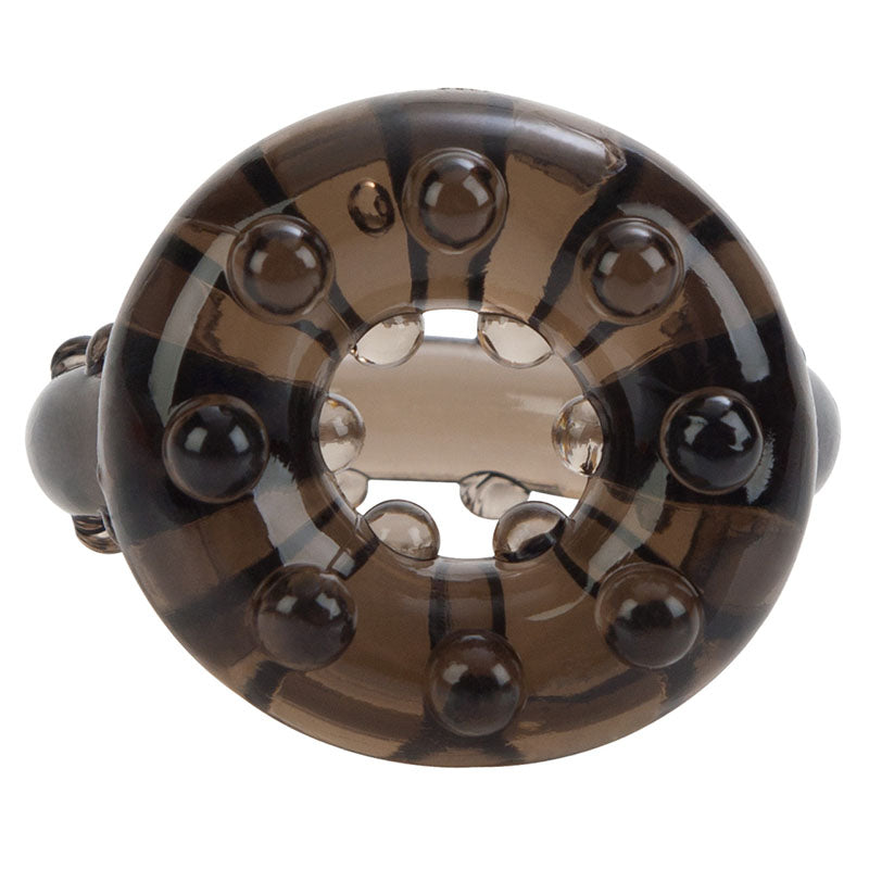 CalExotics All Star Enhancer Ring textured cock and ball ring