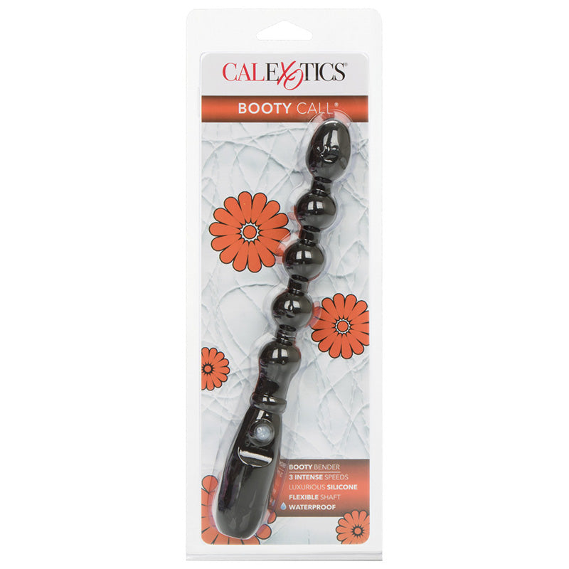Booty Call Booty Bender Vibrating Anal Beads - Black