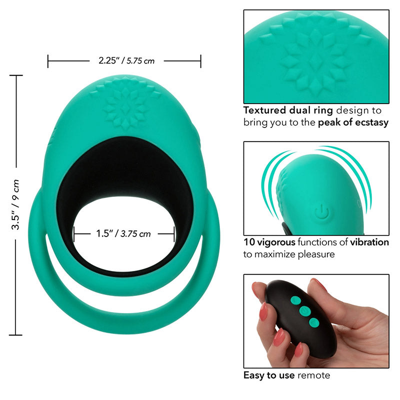 Link Up Remote Alpha Vibrating Cock Ring