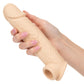 CalExotics SE-1633-15-3 Performance Maxx Life-Like Penis Extension Sleeve 8” Ivory