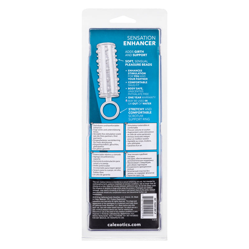 Sensation Enhancer Stimulating Sleeve