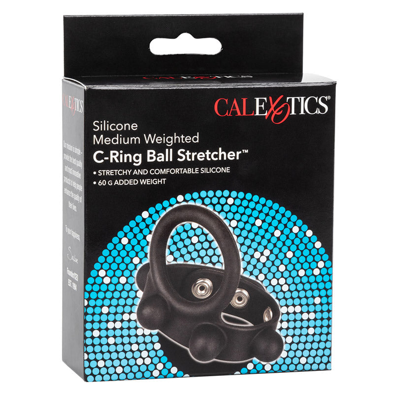Silicone Medium Weighted C-Ring Ball Stretcher