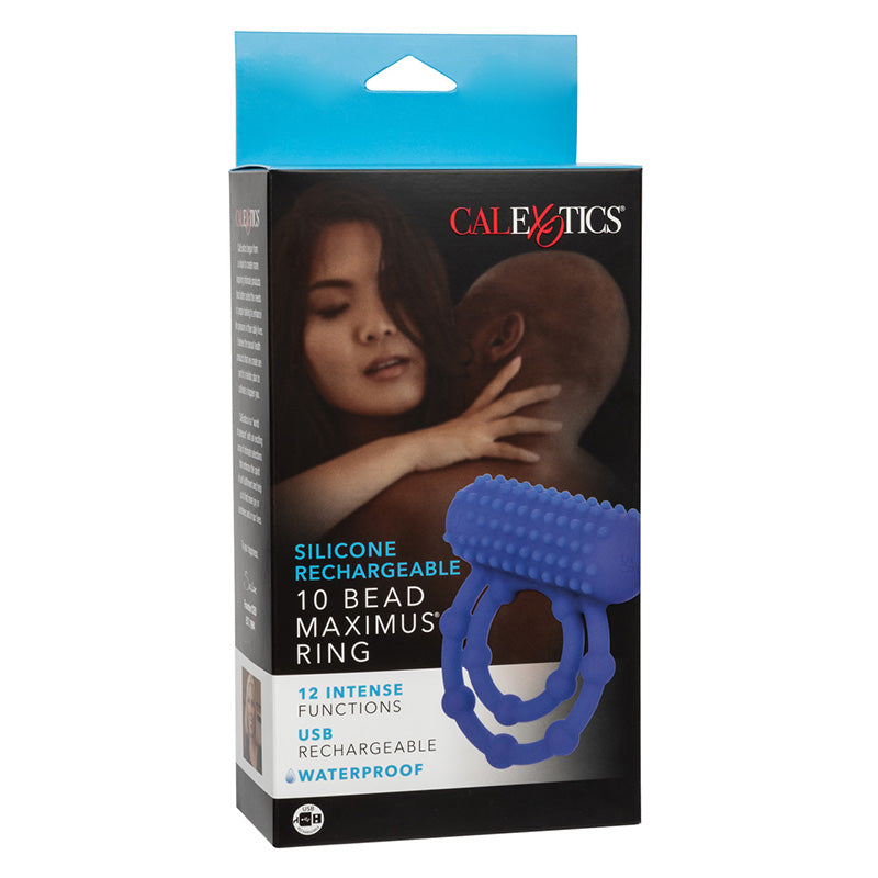 Silicone Rechargeable 10 Bead Maximus Ring