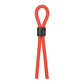 Silicone Stud Lasso Cock Ring - Red
