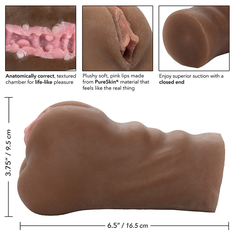 Stroke It Pussy - Brown