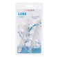 Front of packaging for CalExotics SE-2380-00-2 Lube Tube Lubricant Applicators Clear