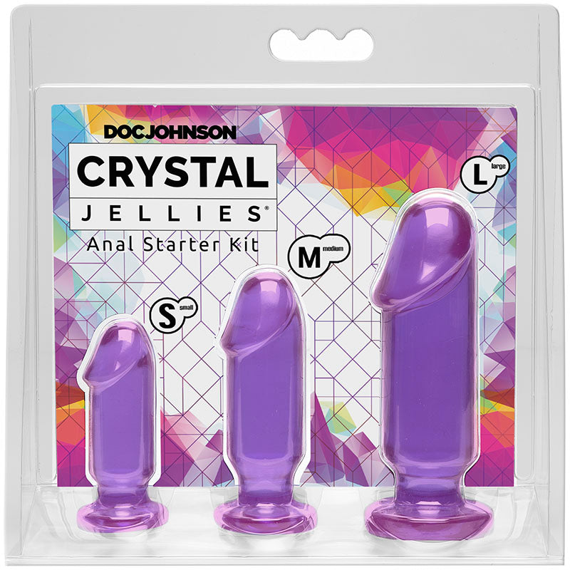 Crystal Jellies Anal Starter Kit - Purple