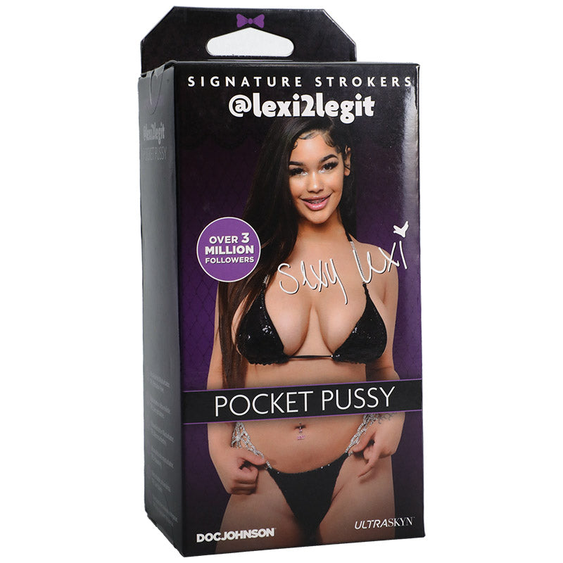 Signature Strokers - Girls of Social Media @lexi2legit ULTRASKYN Pocket Pussy