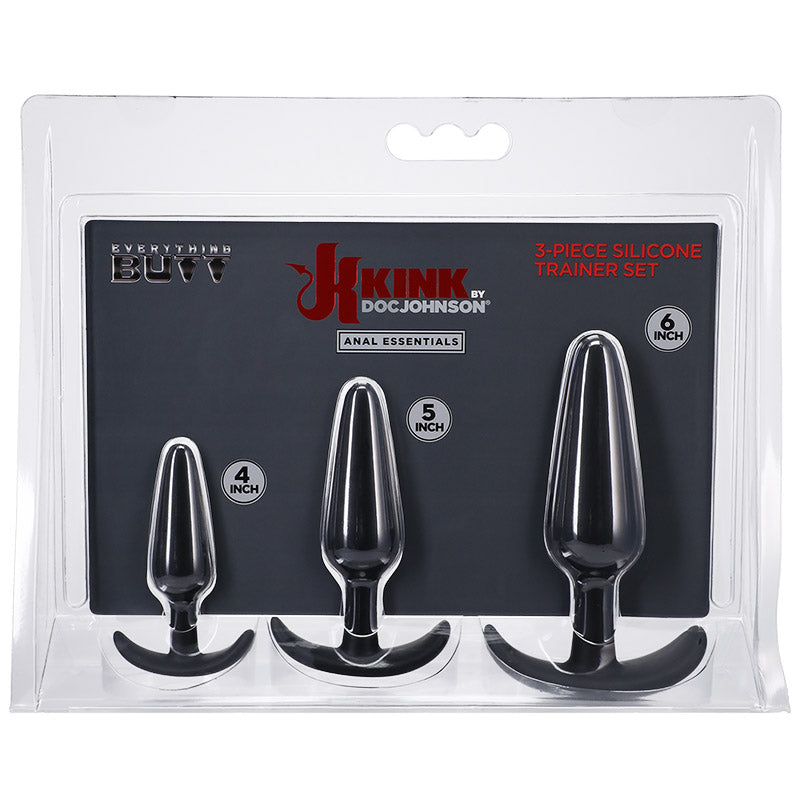 KINK Anal Essentials 3-Piece Silicone Trainer Set