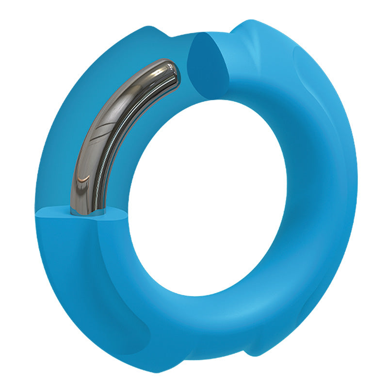 OptiMALE FlexiSteel Silicone C-Ring 35mm - Blue