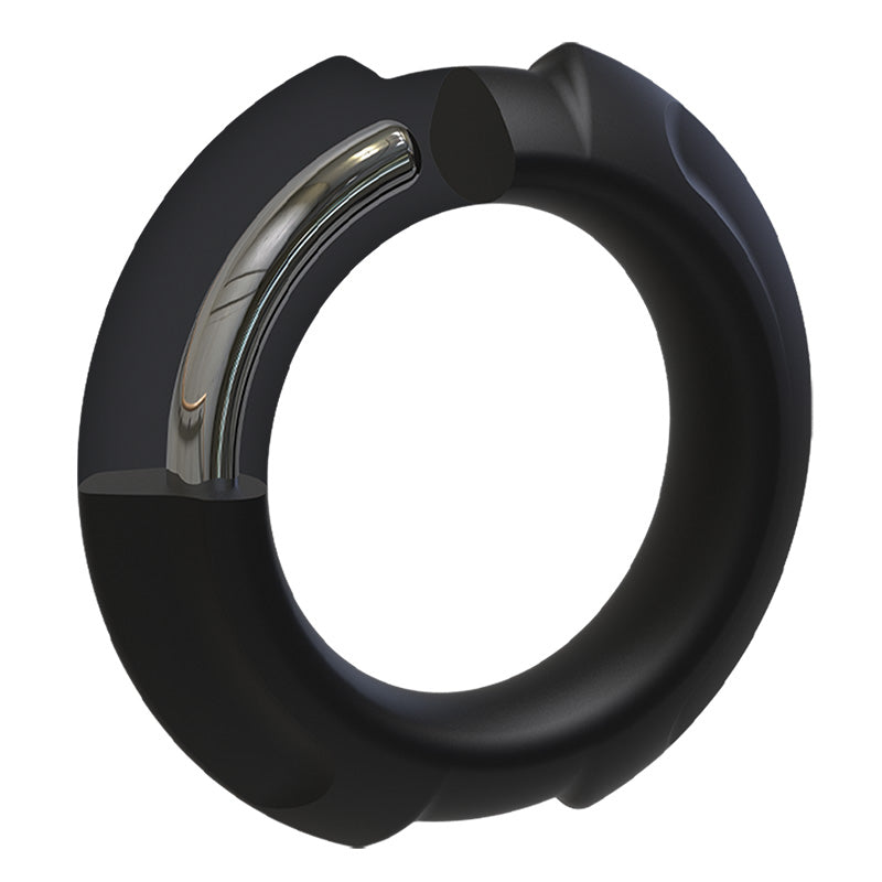 OptiMALE FlexiSteel Silicone C-Ring 43mm - Black