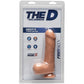 The D: Uncut D 7 Inch Firmskyn Dildo with Balls - Vanilla