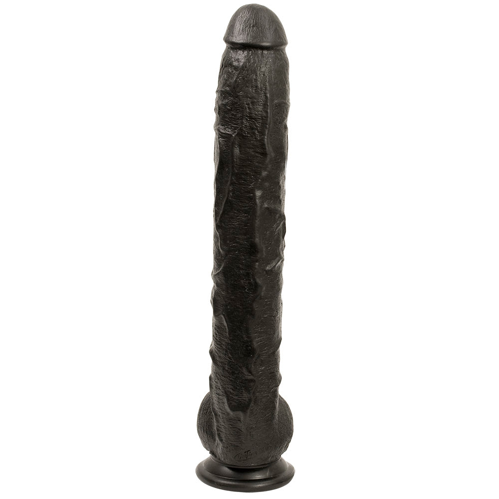 Dick Rambone Cock 17 Inch Dildo - Black