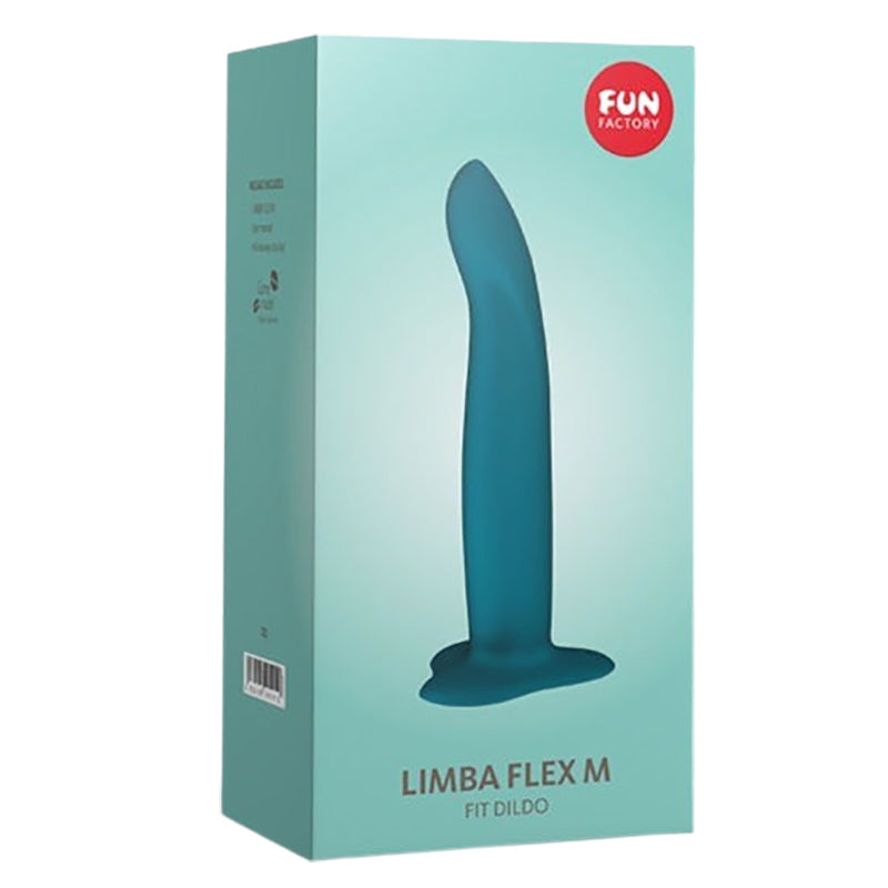 Fun Factory Limba Flex Bendable Silicone Dildo Medium Package Front