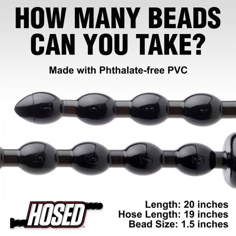 XR Brands AF614 Hosed 19 Inch Beaded Anal Snake Extra Large Anal Beads measurements