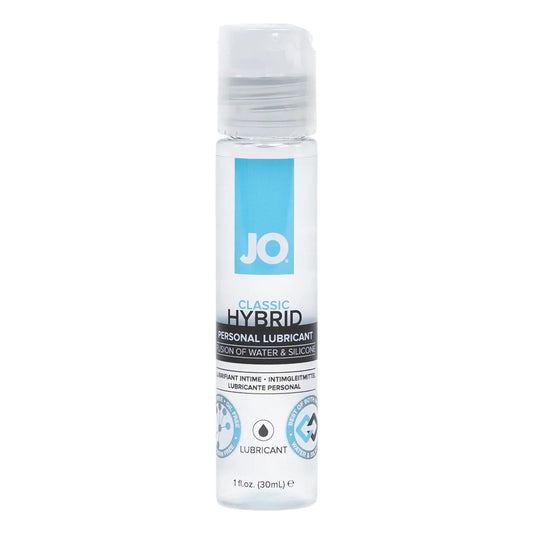JO Classic Hybrid personal lubricant 1 oz bottle on a white background