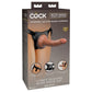 King Cock Elite Comfy Silicone Body Dock Strap-On Kit